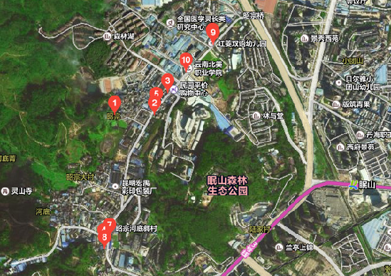 昭宗片区城中村所在位置