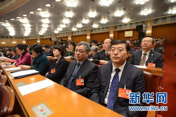(两会·政协开幕·XHDW)(39)全国政协十二届二次会议在京开幕