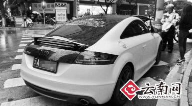 女司机不配合交警执法