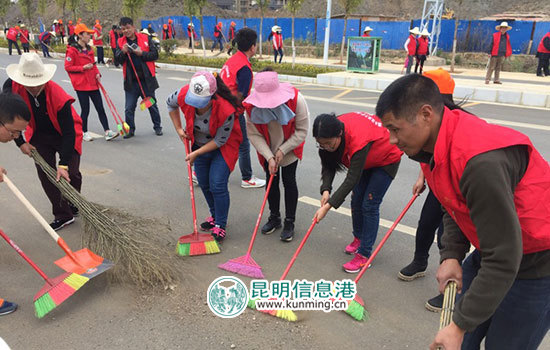 官渡区开展周末卫生大扫除活动 推进文明城市创建 官渡区开展周末卫生大扫除活动 推进文明城市创建
