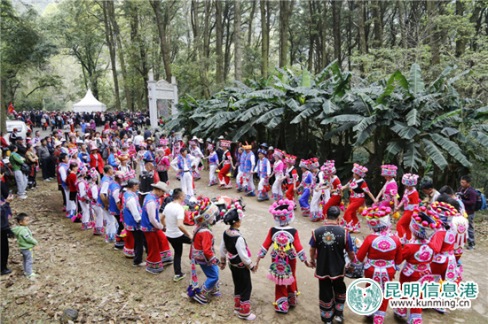 “三月三”耍西山 8万人涌上西山欢歌笑语