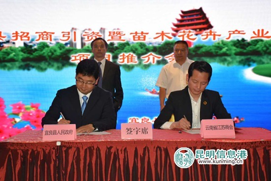 宜良召开招商引资推介会 重点推介苗木花卉产业园区 宜良召开招商引资推介会 重点推介苗木花卉产业园区