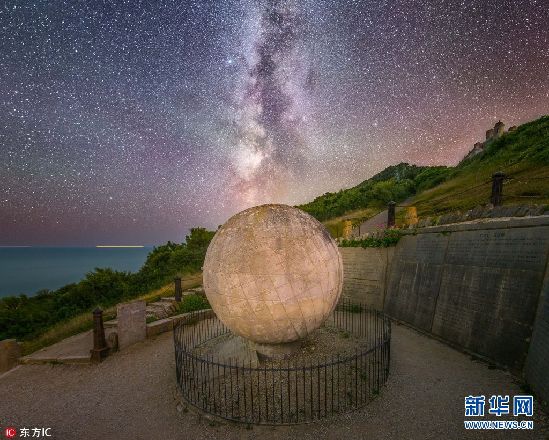 英国多塞特郡窒息银河美景 若人间仙境