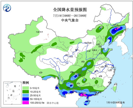 20至22日全省自东向西迎较强降水