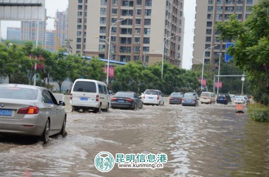 昆明暴雨救援侧记:我愿做积水中的安全“浮标” 昆明暴雨救援侧记:我愿做积水中的安全“浮标”