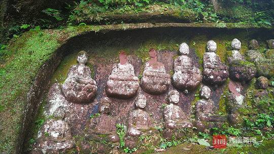 四川10尊文物佛像被“断头” 四川10尊文物佛像被“断头”