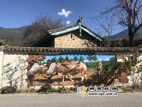 文化墙扮靓福库村 文化墙扮靓福库村