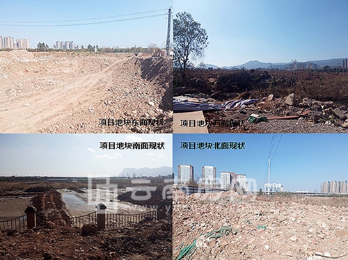 昆明万达城项目地块四面实景