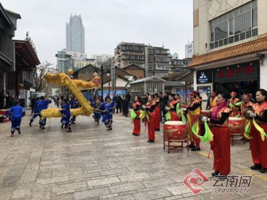 昆明百年老街景星街重新开街 昆明百年老街景星街重新开街