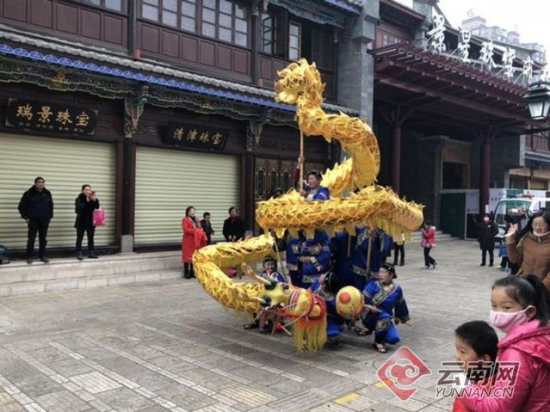 昆明百年老街景星街重新开街 昆明百年老街景星街重新开街