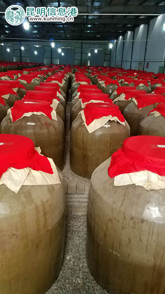 酒窖尘封的西红花酒。供图 酒窖尘封的西红花酒。供图