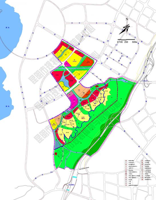 度假区大渔分区关坡山片区控规（调整后） 昆明市规划局供图