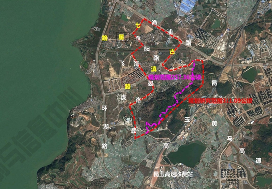 区位示意图 昆明市规划局供图