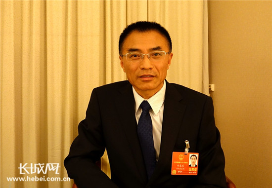 全国人大代表祁春风。记者胥文燕 摄 全国人大代表祁春风。记者胥文燕 摄