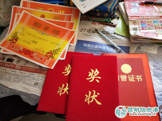 王福康获得的奖状和荣誉证书