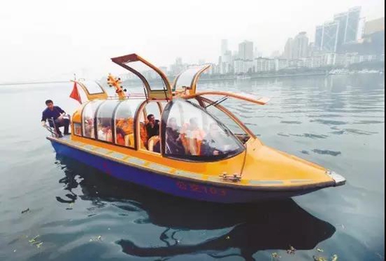 明年昆明将开通'水上巴士' 四个码头可上船 明年昆明将开通'水上巴士' 四个码头可上船