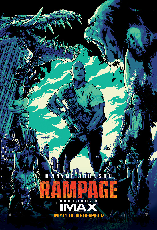 狂暴巨兽IMAX海报 狂暴巨兽IMAX海报