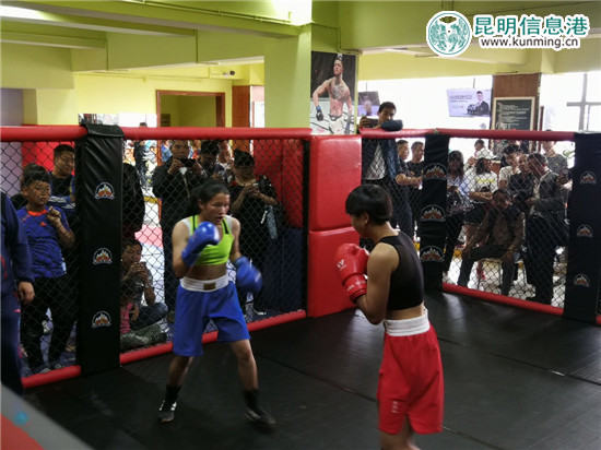 女拳击手表演 女拳击手表演