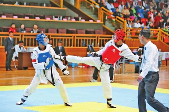 云南省跆拳道锦标赛在昆明开赛
