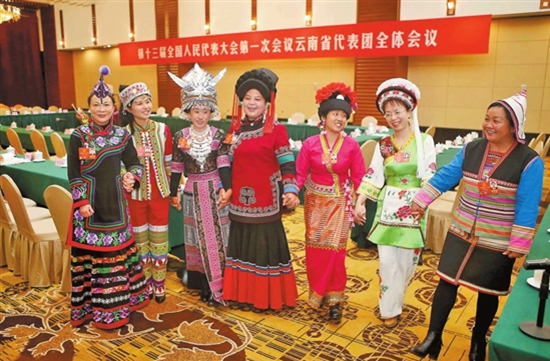 【代表委员风采】今天,她们格外美丽 【代表委员风采】今天,她们格外美丽