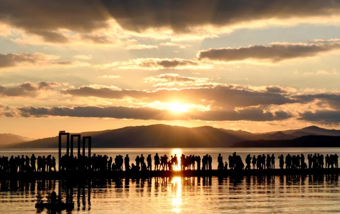 海晏村日落美景 图源：昆明发布(1)(1)