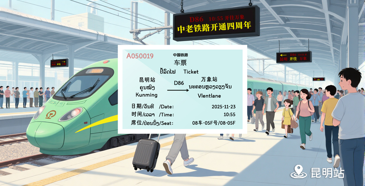 3第三幅:春城启航 · 昆明南站(无英文) 3第三幅:春城启航 · 昆明南站(无英文)