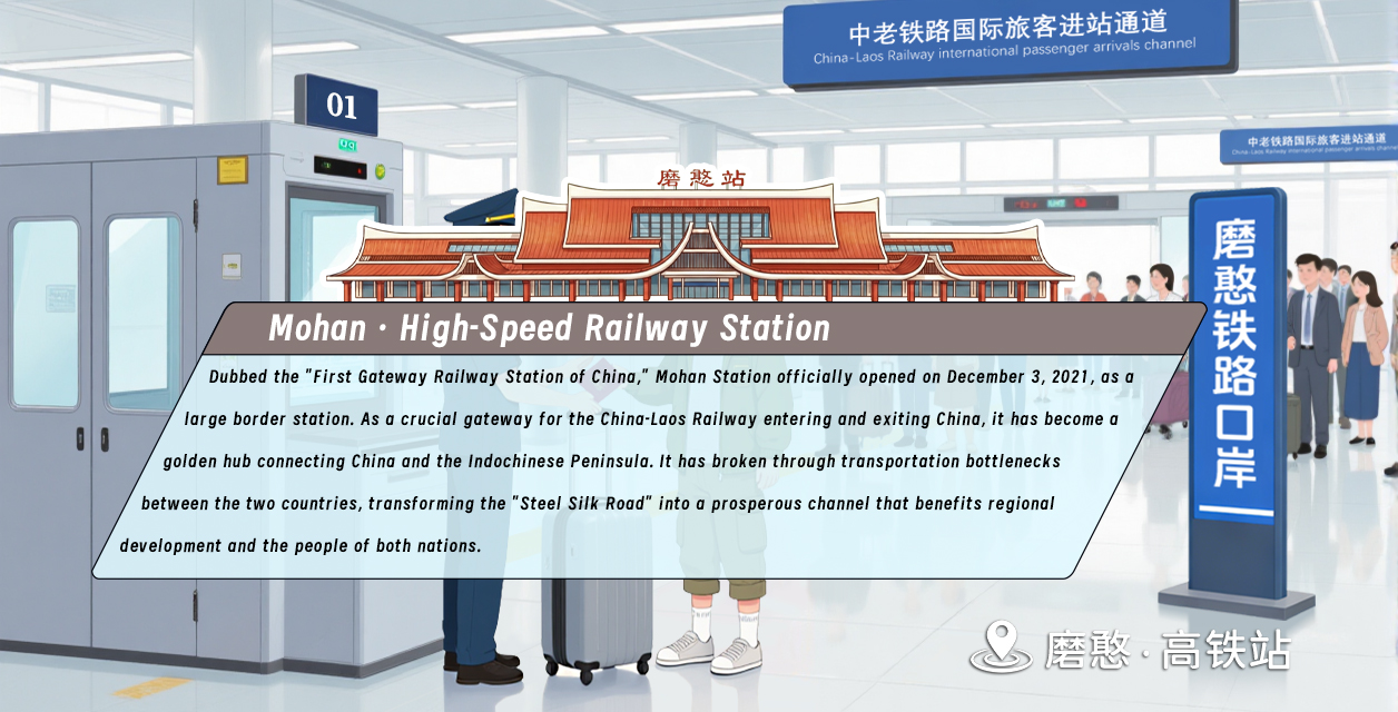 8第八幅:磨憨高铁站+翻译 8第八幅:磨憨高铁站+翻译