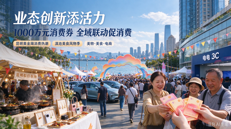 昆明黄金周消费热潮 昆明黄金周消费热潮