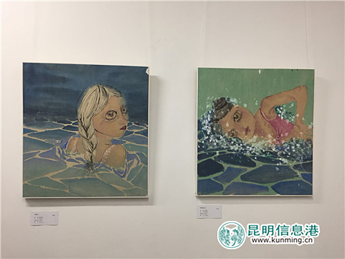 “冲浪”当代水墨六人展开幕 (2)