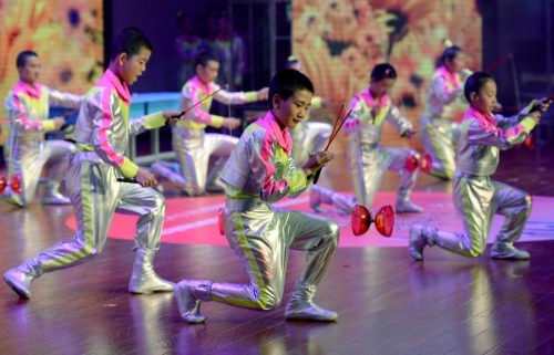 陕西举行特殊教育学校学生综合素质展示