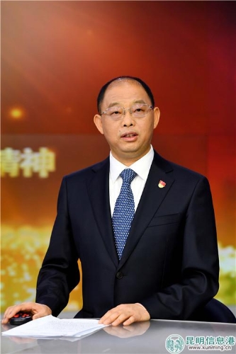 呈贡区委书记尹旭东 昆明日报记者杨艳辉摄