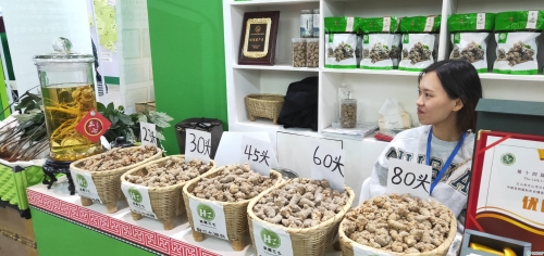 优质农产品三七展示