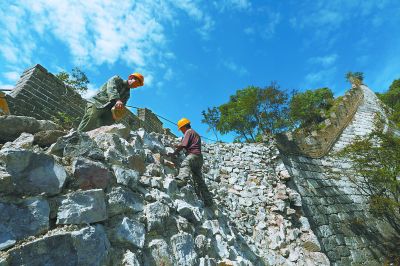 箭扣长城修复工程即将再启动 未来三年修17座敌台敌楼
