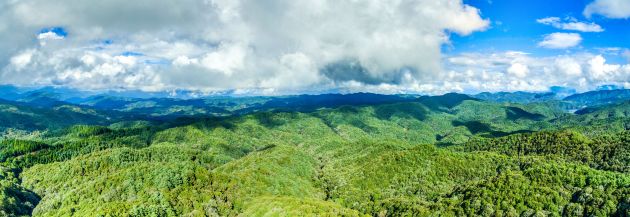 白云蓝天影相随  青山绿水风作伴（朱昌维摄 ）DJI_0136 Panorama-2 - 副本