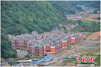 西畴县易地扶贫搬迁新兴社区集中安置点。<a target='_blank' href='http://www.chinanews.com/' >中新网</a>记者 陈海峰 摄
