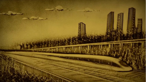 【沙画】改革开放,让梦想触手可及 【沙画】改革开放,让梦想触手可及