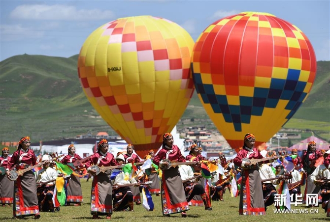 甘肃:“一会一节”文旅活动展现古丝路新风貌 (文化)(5)“一会一节”活动在甘肃甘南开幕