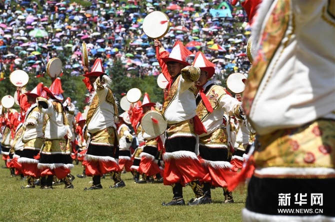 甘肃:“一会一节”文旅活动展现古丝路新风貌 (文化)(7)“一会一节”活动在甘肃甘南开幕