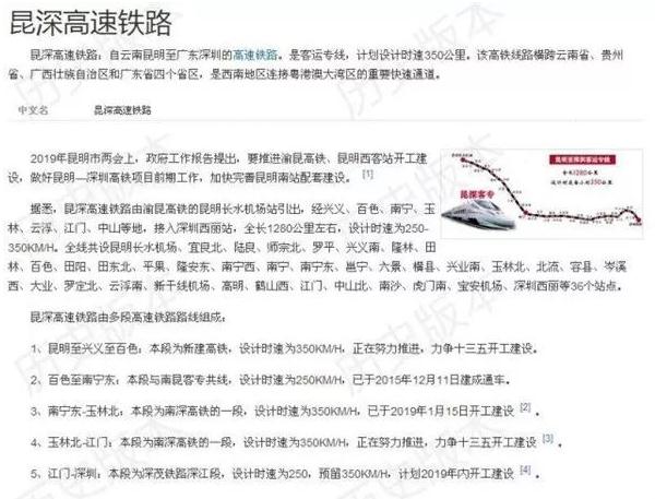 昆深高铁