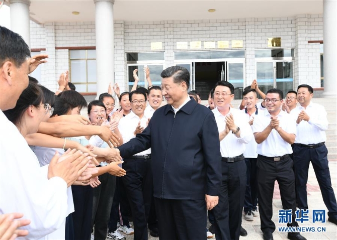 （XHDW）（1）习近平考察山丹培黎学校和山丹马场