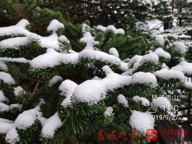 轿子山下雪