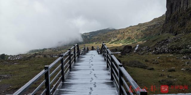 轿子山下雪