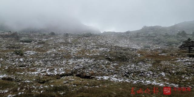 轿子山下雪