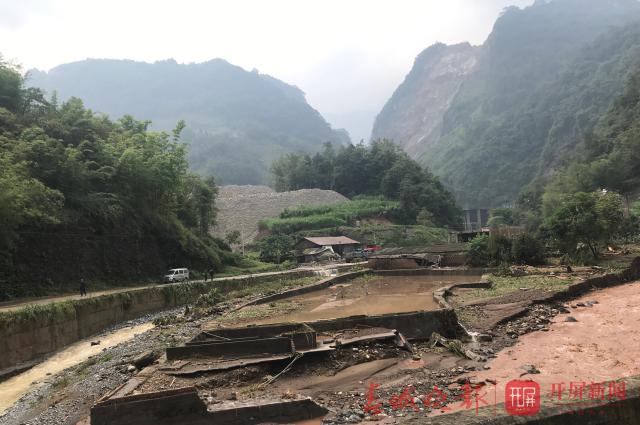 昭通盐津县突发山洪灾害