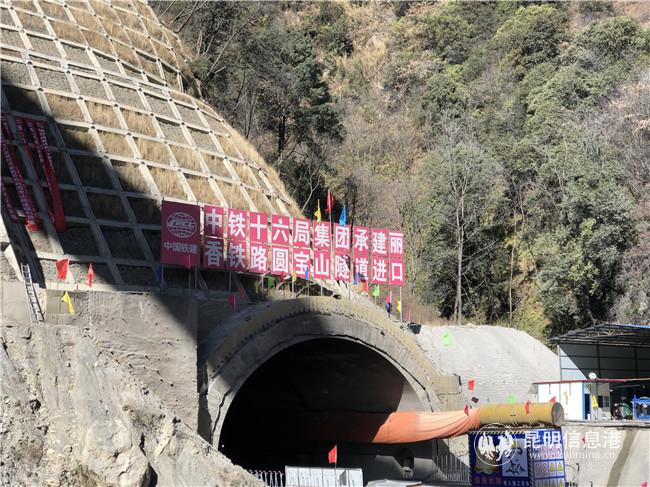 丽香铁路圆宝山隧道贯通，图为供图。通讯员王鹏 郝亚凡 陈骞3