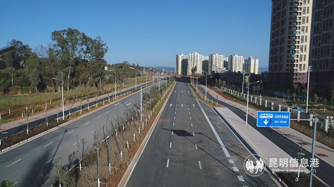 兰茂路北段通车