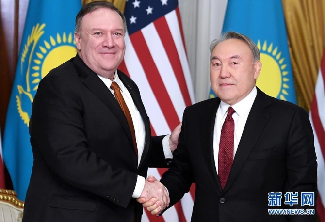 (国际)(3)蓬佩奥访哈介绍美国中亚地区新战略