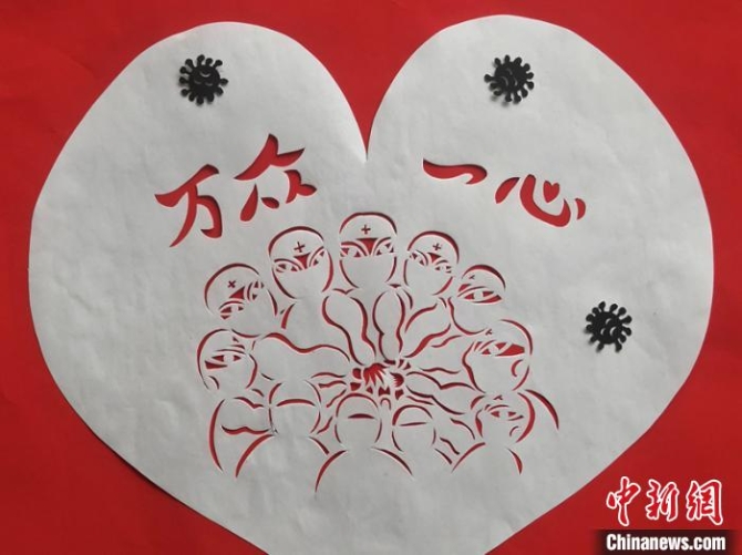 浙江衢州:小小非遗人剪纸话防疫