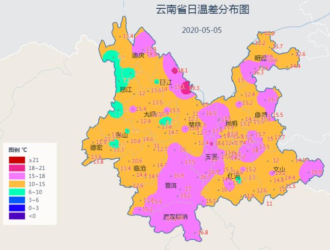 5月6日天气预报