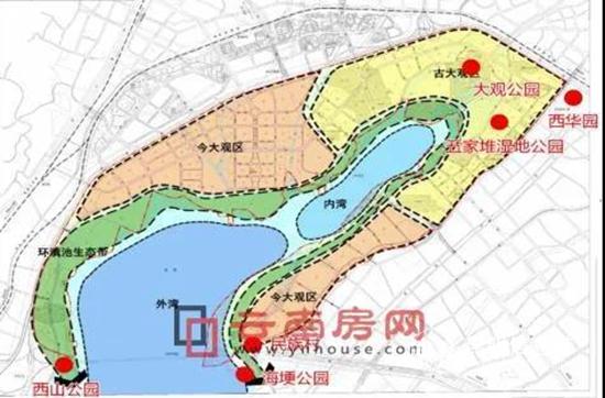 草海片区规划中建设用地并不多